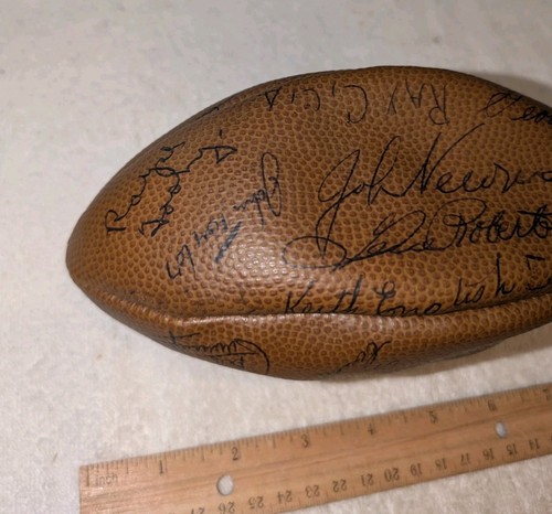 RARO facsimile calcio souvenir Washington Redskins anni 50-60 autografi - Foto 3 di 15
