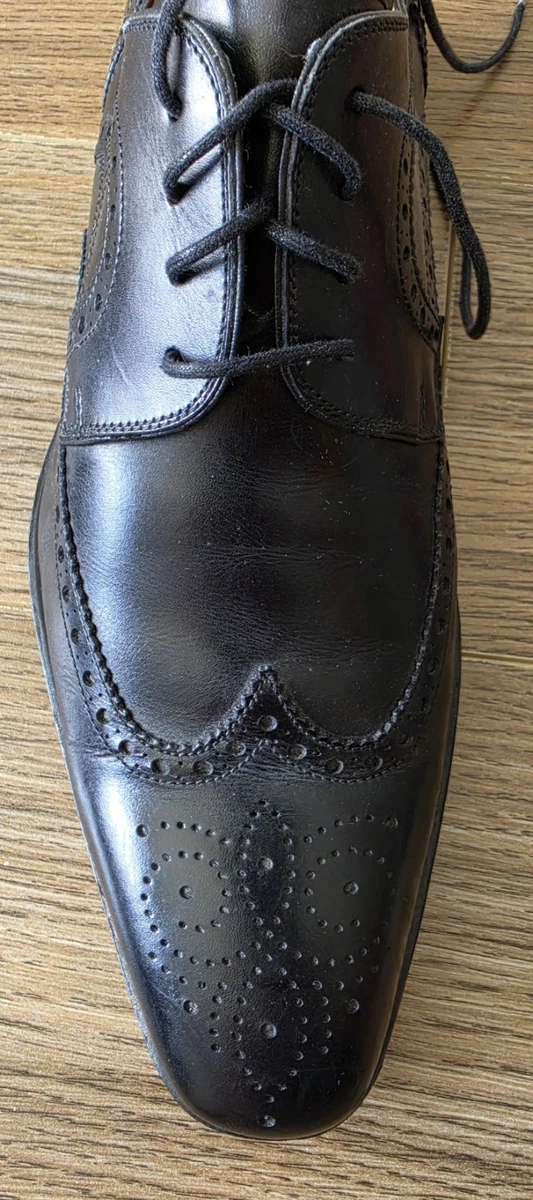 MAGNANNI Federico Black‎ Cap Toe Oxfords Leather Dress lace up Shoes Men 12M Federico Men main image 4