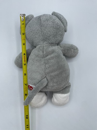 Nuevas etiquetas Ty Pluffies Squeakies gris ratón rata gris rosa orejas nariz 9" 2007 - Imagen 2 de 12