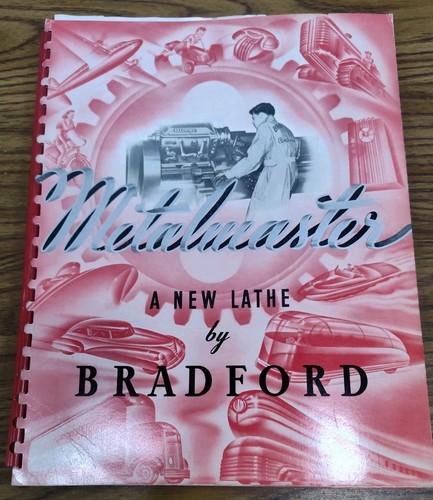 Bradford Machine Tool Co, Cincinnati OH ART DECO Brochure Industrial Lathe Lot - Picture 3 of 14