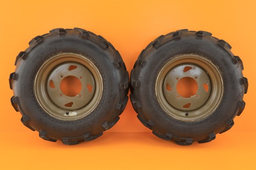 99-02 2001 Prairie 400 OEM Front Rims Wheels Rims Wheel Tires Tire Set  - Picture 2 of 17