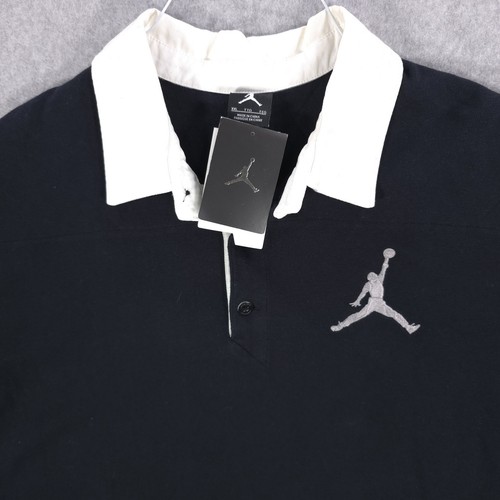 Nike Michael Air Jordan Jumpman 23 Heavy Black Classic Cut Poloshirt Herren 2XL - Bild 5 von 22
