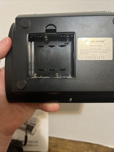 Midland WR-300 Digital ALLE Gefahren Wetterwarnung Monitor AM/FM Radio Wecker - Bild 7 von 7