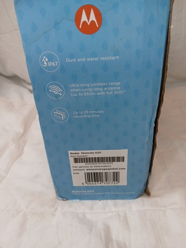 Motorola serii MTR0211 telefon bezprzewodowy z sekretarką 1 słuchawka - Zdjęcie 4 z 9