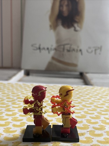 THE FLASH REVERSE BARRY ALLEN LEGO MINIFIG FIGURE justice league lightning bolt - Picture 5 of 5