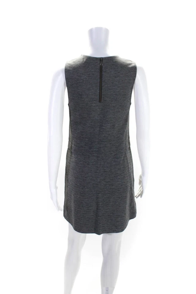 Vestido Talula para mujer sin mangas cuello redondo línea A gris talla XS Foto 3 de 4