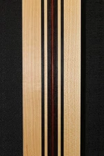 Hard maple, wenge and bloodwood laminated guitar neck blank. WOW!!!