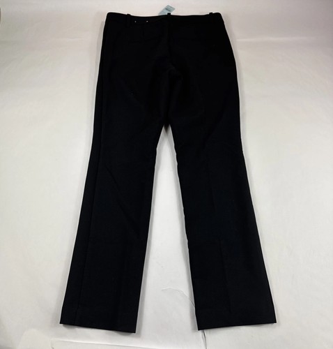 Ann Taylor Petite Dress Pants Womens 4P Black Slacks Chinos Trousers Preppy NEW - Picture 2 of 9
