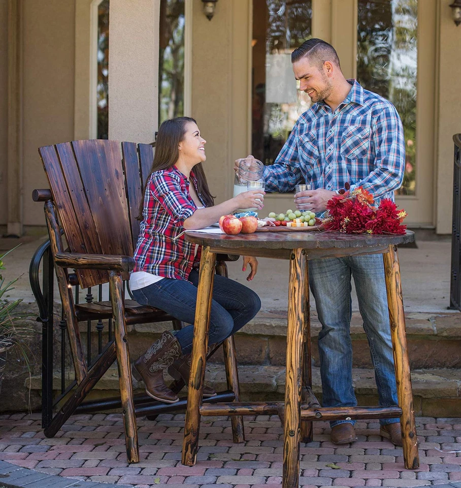 Silla con brazo de bar con estrella, respaldo liso Foto 4 de 4