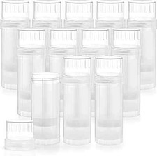 12 Pcs 60ml/2oz Empty Deodorant Containers Twist Up Plastic Deodorant Holder ...