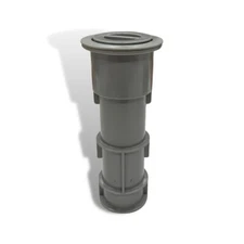 Aquastar US103 7.5" Umbrella Stands with Sleeve & Center Cap Light Gray (1 Pack)