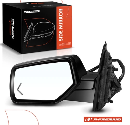 Chrome Mirrors Heated Power Folding Driver for Chevy Tahoe Suburban GMC Yukon