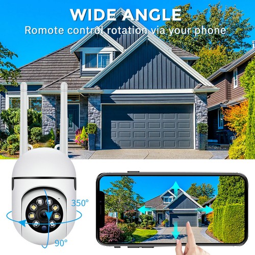 Wireless Wifi Überwachungskamera System 2.4G 1080P HD Home Outdoor Nachtsicht Cam - Bild 6 von 8