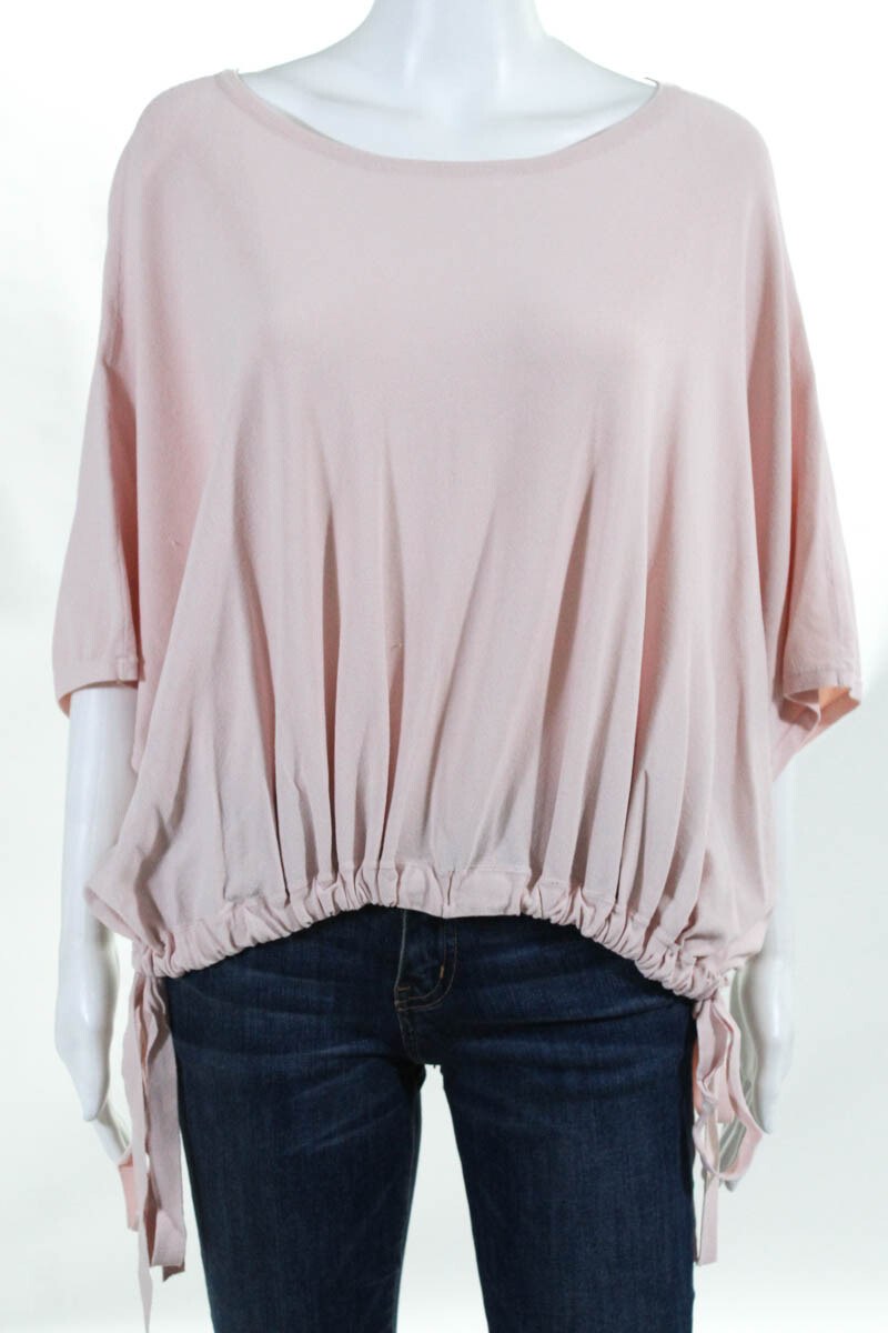 Milly damen Top Größe Small Rosa Tie Hem Short Sleeve 11121768 Milly damen Top Größe Small Rosa Tie Hem Short Sleeve 11121768