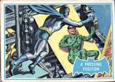 1966 Topps Batman B Series Blue Bat Trading Cards 10