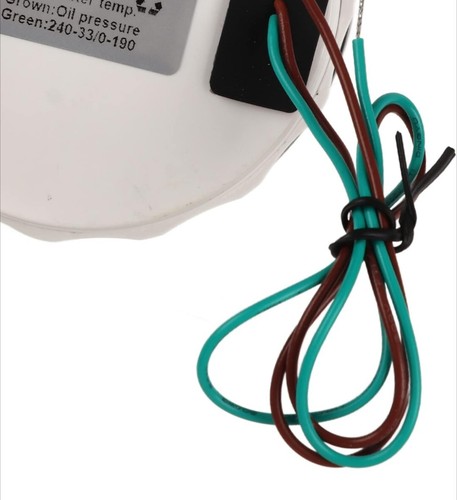 4in1 Multifunction Fuel Level Oil Pressure Water Temp Volt Gauge for Car RV Boat - Bild 3 von 6