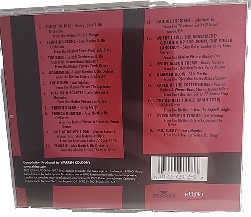 Crime Jazz: Music in the Second Degree by Various Artists (CD, Nov-1997,... - Picture 4 of 4