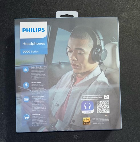 Philips (H9505) Active Noise Canceling Bluetooth Over Ear Headphones Brand New - Picture 2 of 6