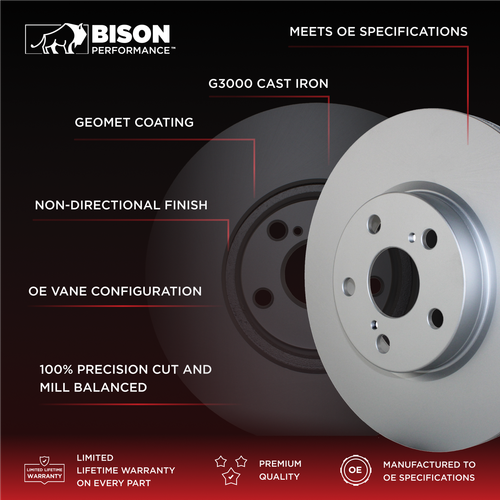 Front Rear Brake Kit Rotors & Akebono Ceramic Pads For Ford Lincoln Base Payload - Picture 2 of 11