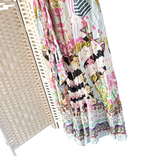 Camilla Jumpsuit Women’s Size S Small 100% Silk Wide Leg Pink Floral Sleeveless - Picture 5 of 24