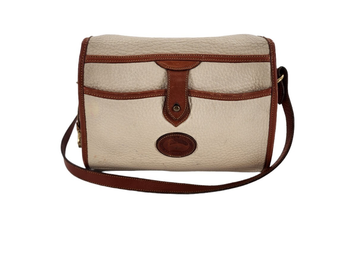 Vintage Dooney Bourke Essex Pebbled Leather Crossbody Shoulder