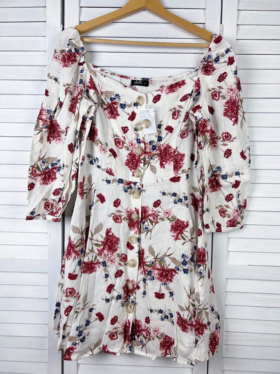 Dotti linen cheap dress