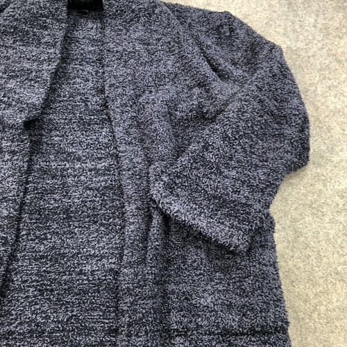 Barefoot Dreams Robe Sweater Womens 2 Blue Bamboo Cozy Chic Draped - Picture 3 of 9