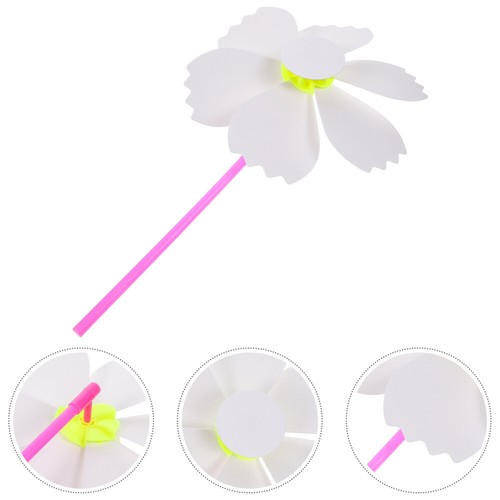 10 Pcs Painting Windmill Toys Paper Pinwheel Kids Craft Child Office