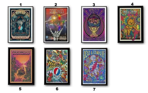 NEW! Dead & Company At Sphere In Las Vegas, NV On Apr 26 2025 Tour Poster