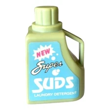Playskool Dollhouse SUPER SUDS LAUNDRY DETERGENT Soap Loving Family Size Vtg 90s