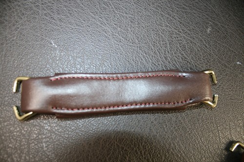 Bach Stradivarius Brown leather case handle trumpet or cornet 1950's thru 1980's - Picture 4 of 5