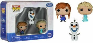 Frozen - Elsa, Anna and Olaf Pocket Pop 3-Pack Tin collectors edition - Picture 1 of 2