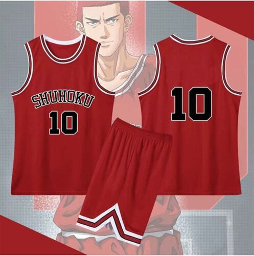 SLAM DUNK SHOHOKU Slam Dunk Uniform Basketball Jersey Set/Size L JAPAN NEW - Picture 3 of 60