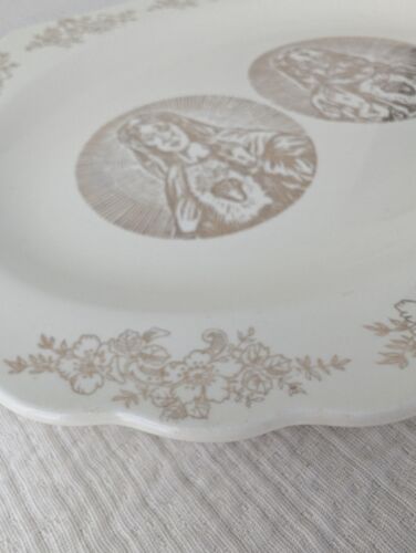 Lido Canarytone Jesus Maria Herz Herz Platte 13x10 Deko Gold Filigran - Bild 8 von 11