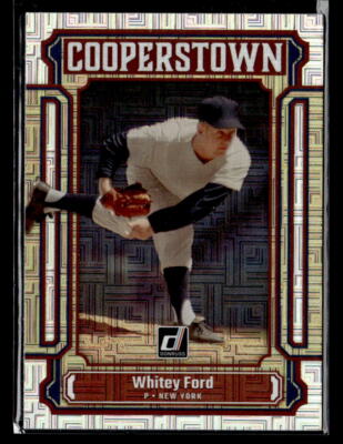 Whitey Ford - 2023 Panini Donruss Cooperstown Vector Foil SP #CT10 Yankees