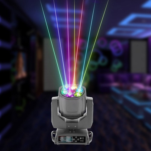 7x15W RGBW Bee Eye Moving Head Stage Light Laser Projector DMX DJ Party Show US - Bild 8 von 22