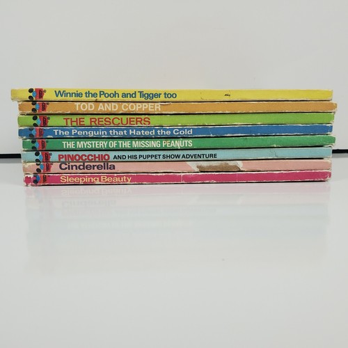 Vintage Disney's World Of Reading Hardcover Children's Books Acceptable Lot Of 8 - Picture 3 of 7