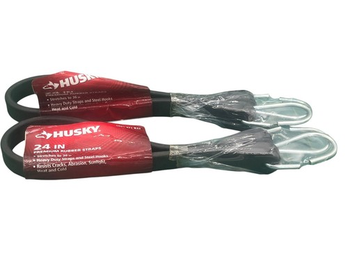 Lot of 2 NEW Rubber Straps 2-Husky 36" and 2-Husky 24" Rubber Straps - Picture 2 of 2