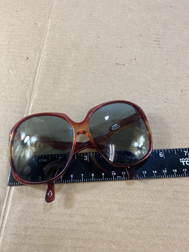 Vintage Womens NOS New 70s 80s Big Frame Sunglasses Tortoise Hippy Hippie Mod - Picture 10 of 10