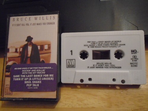 RARE PROMO Bruce Willis CASSETTE TAPE If It Don't Kill You EDGAR Johnny Winter !