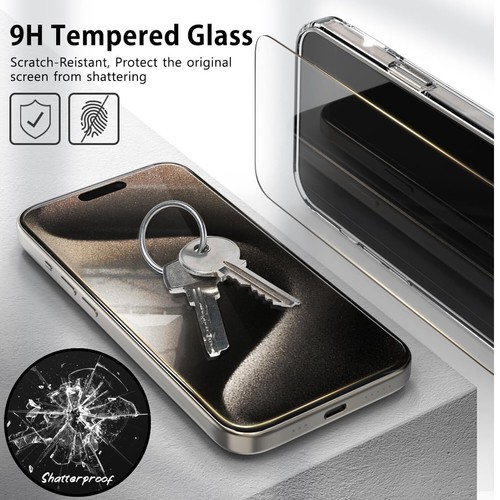 Mini funda para teléfono iPhone 15 Pro Max 14 13 12 11 Plus + vidrio templado - Imagen 49 de 57