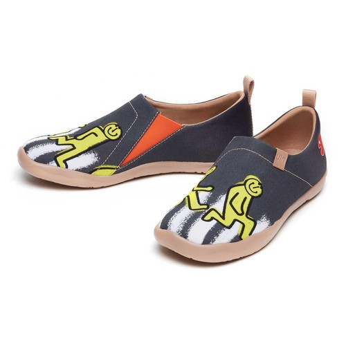 "Damen Größe 5-10,5 UIN Slipper Schuhe Canvas bequeme Halbschuhe ""Abbey Road" - Bild 8 von 8