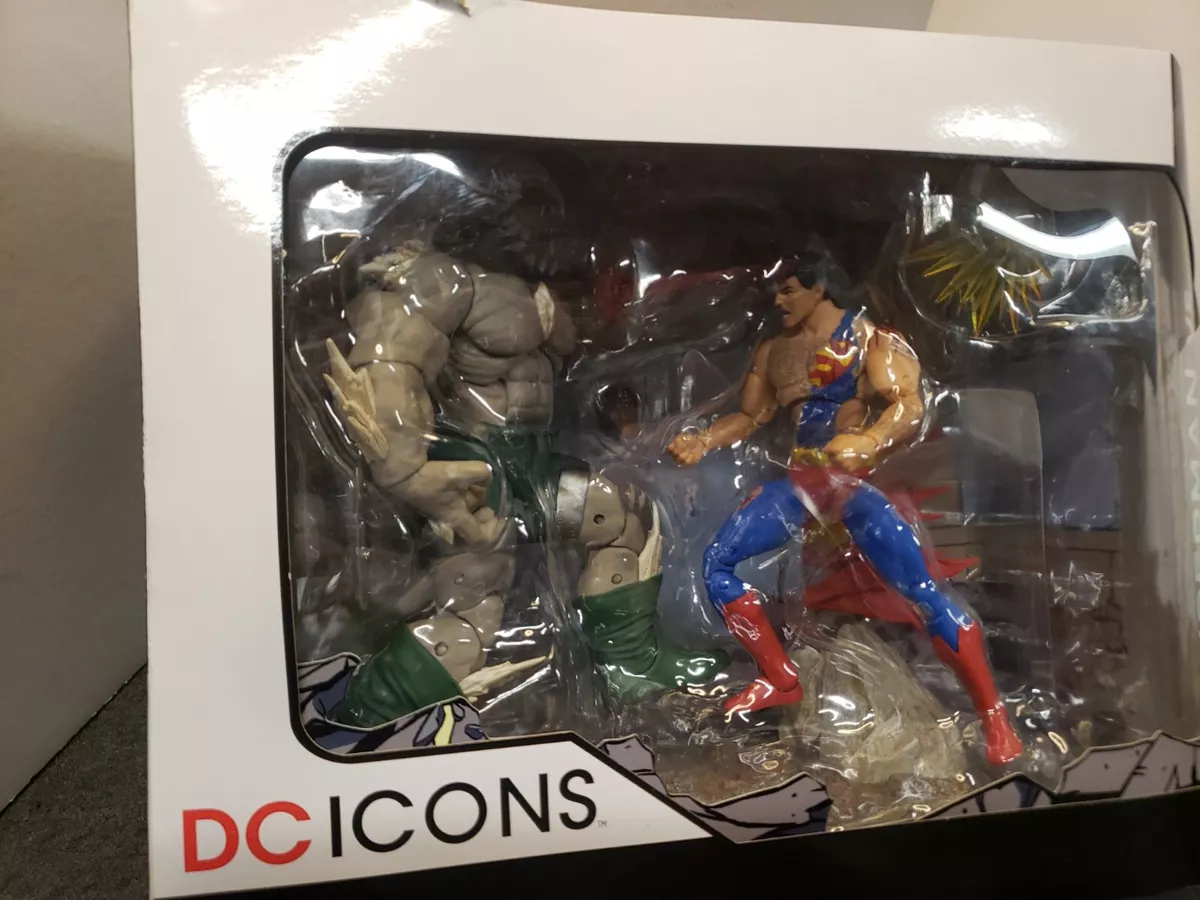 Death of superman action figures sales