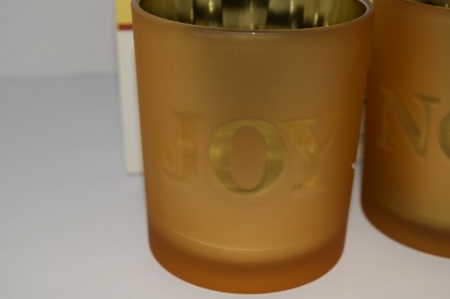JOY & NOEL KERZENSTÄNDER - 2009 GIFTCO INKL. WUNDERSCHÖN GOLDFARBEN - Bild 3 von 4
