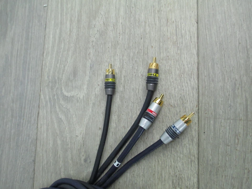 Monster Composite Video RCA Cable monstervideo High Resolution x4  7 foot - Image 4 of 4