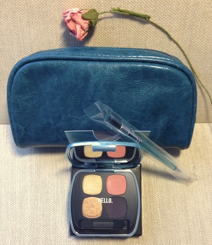 bareMinerals 3-pc set READY 4.0 Shadow THE NEXT BIG THING, Dual-End BRUSH + BAG! - Picture 1 of 7