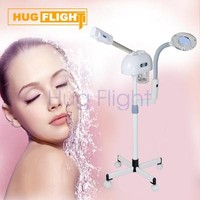 2in1 Desktop Led Magnifying Lamp + Stand Facial Ozone Steamer Skincare Salon Ce 2in1 Desktop Led Magnifying Lamp + Stand Facial Ozone Steamer Skincare Salon Ce