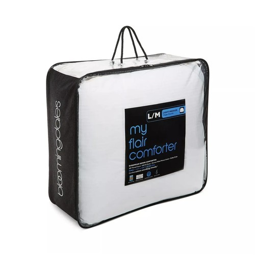 Piumino Bloomingdale's My Flair Down Light/Media Densità Full Queen NUOVO Rtl - Foto 1 di 3