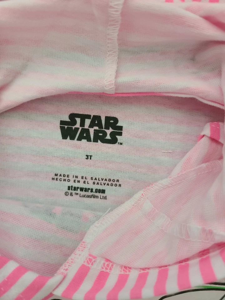 TANQUE CON CAPUCHA STAR WARS THE MANDALORIAN BABY YODA para niños pequeños NUEVO 3T Foto 4 de 4