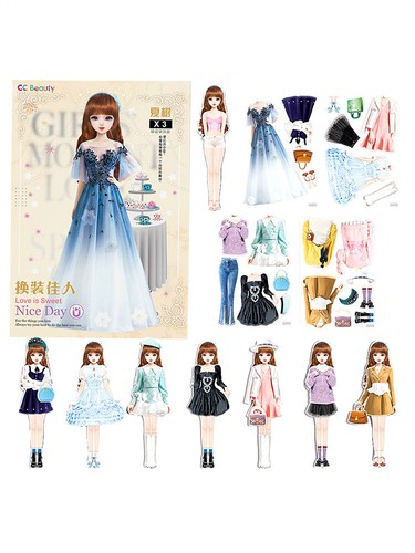 Magnetic Dress Up Princess Paper Dolls For Girls Magnetic Dress-Up Doll - Picture 6 of 12